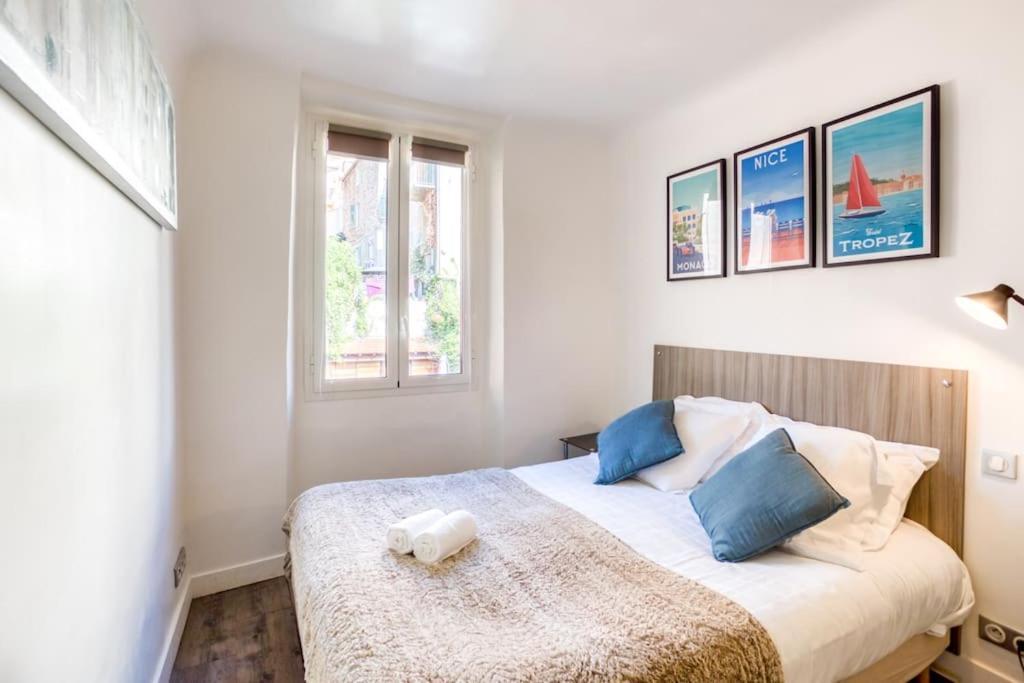 #40 Bright Sea View Suite For 6 2Mins Walk Port & Sea Villefranche-sur-Mer Eksteriør bilde