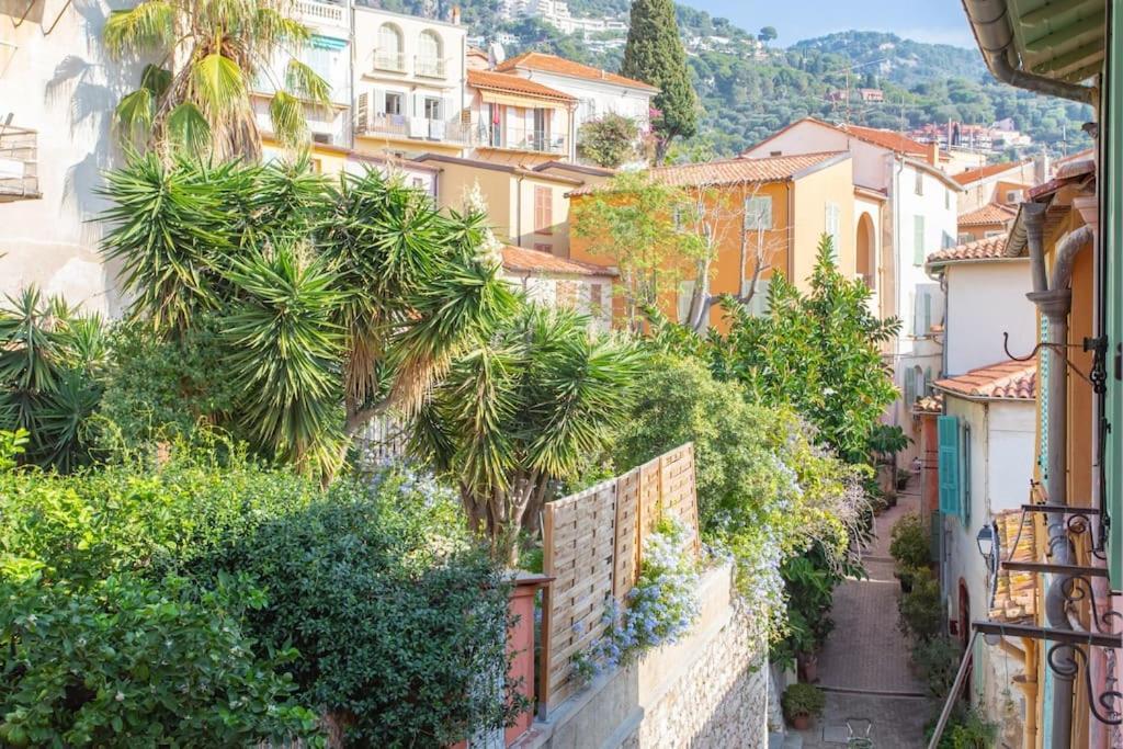 #40 Bright Sea View Suite For 6 2Mins Walk Port & Sea Villefranche-sur-Mer Eksteriør bilde