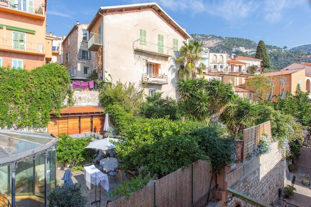 #40 Bright Sea View Suite For 6 2Mins Walk Port & Sea Villefranche-sur-Mer Eksteriør bilde